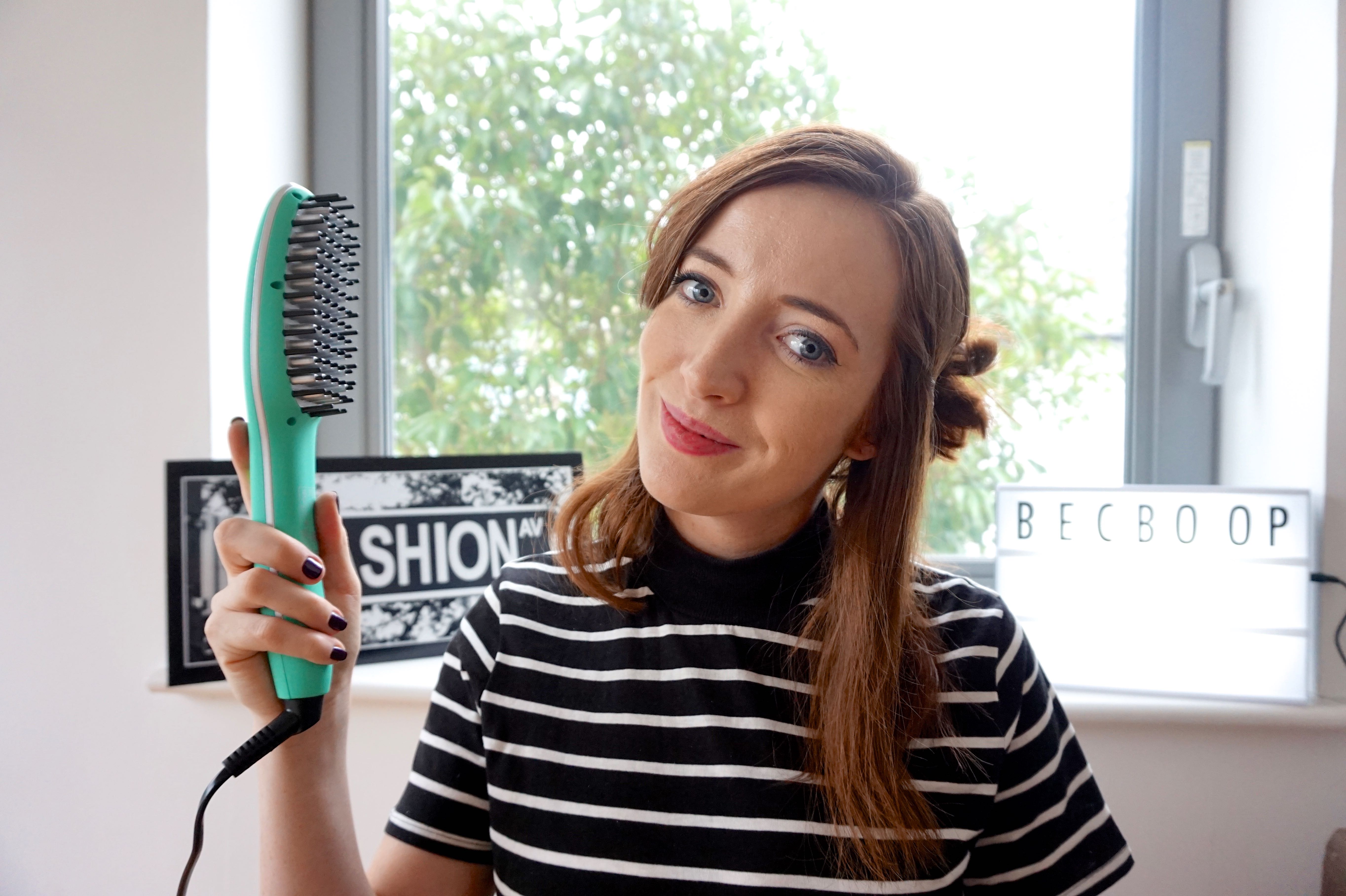 JADE HAIR STRAIGHTENING BRUSH REVIEW BecBoop