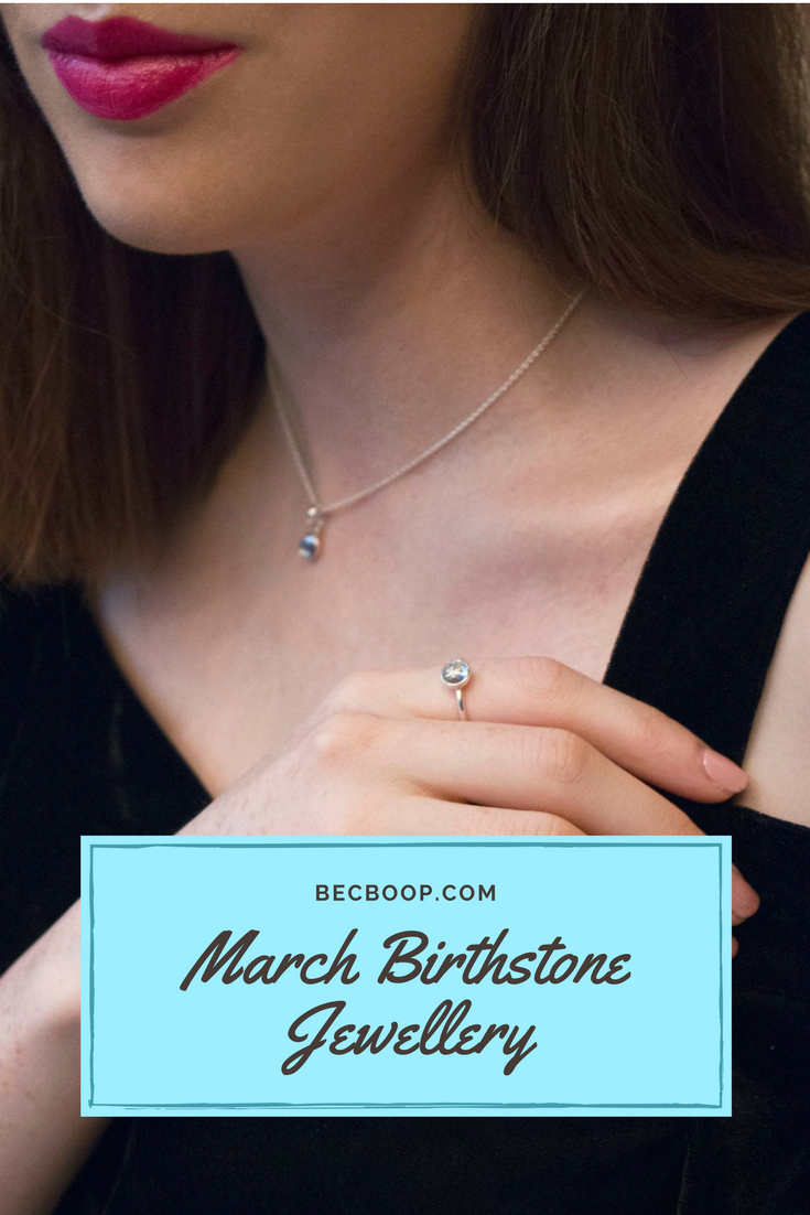 March Birthstone Jewellery pinterest