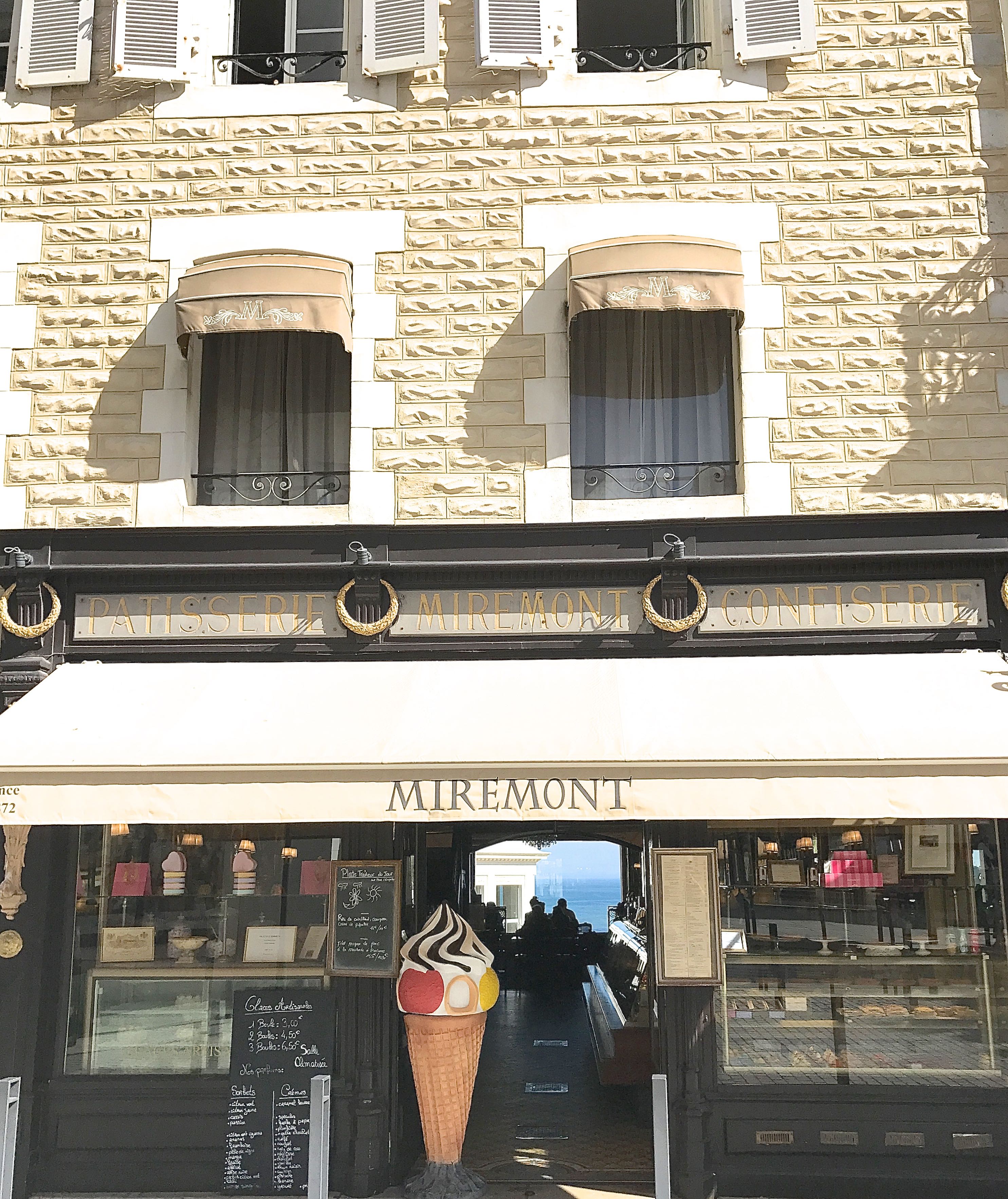 Miremont breakfast in Biarritz